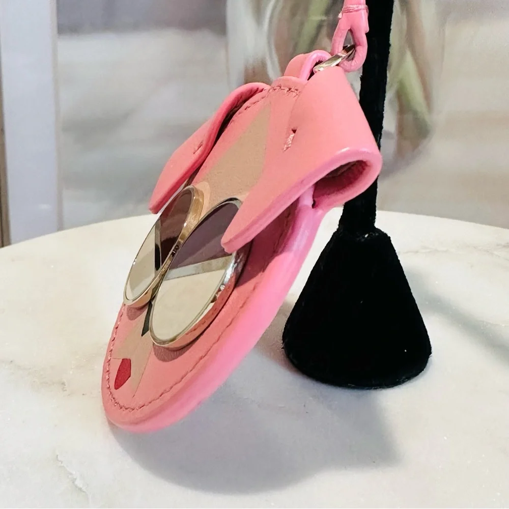 kate spade - spademals mod dog dangle keychain in roccopink - Picture 5 of 9